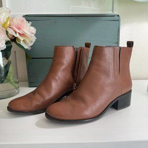 Cole Haan Brown Leather Booties Size 8.5